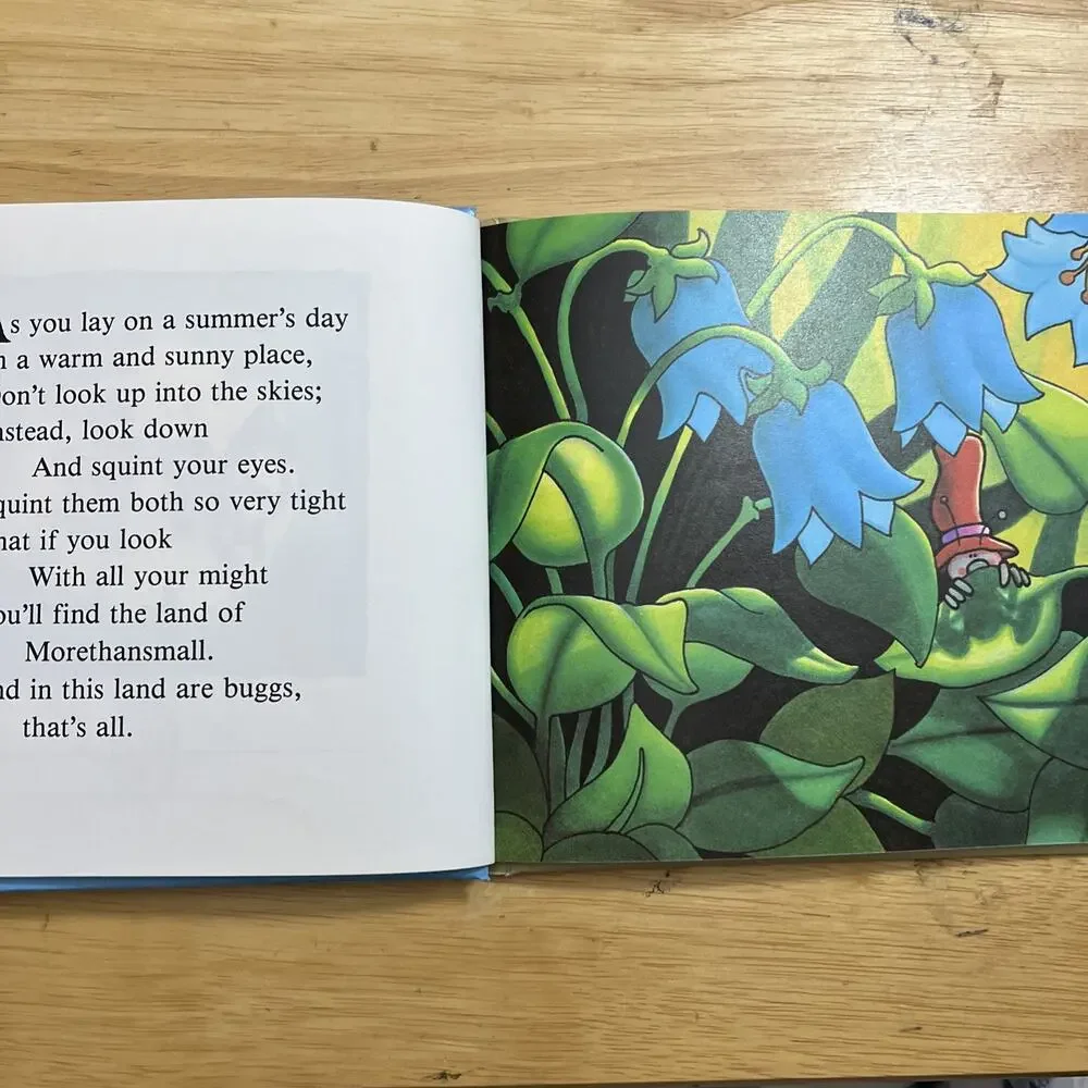 Crick Ette And Cooty Doo Topsy Turvy Book Hardcover Vintage 1988